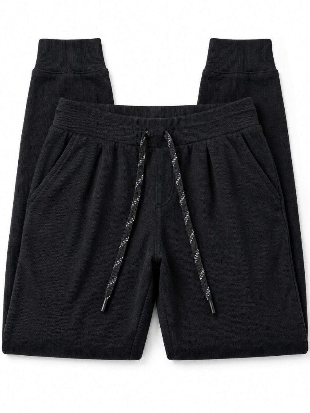 Marc New York Andrew Marc Women's Black Drawstring Jogger Pants, S